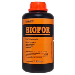 Biofor Sanitizante Iodofor 1 Litro - Chemitec