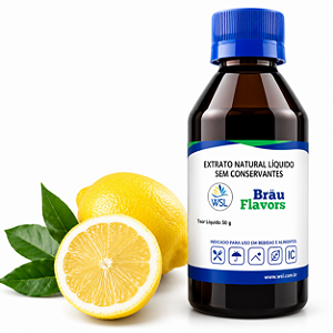 Extrato De Limão Siciliano Natural Bräu Flavors - 50g