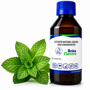 Extrato De Menta Natural Bräu Flavors - 50g