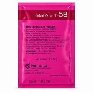 Fermento Fermentis SafAle T-58 11,5g