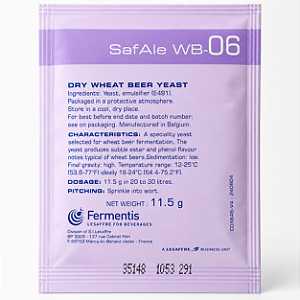 Fermento Fermentis SafAle WB-06 11,5g