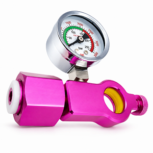 Adaptador Recarga Soda Cilindro Rosa Quick connect