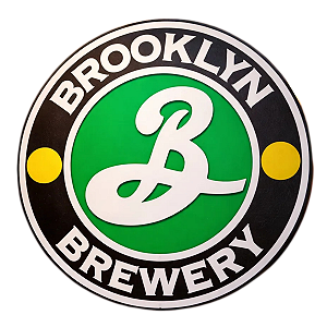 Placa Decorativa Brooklyn 3D em PLA Premium | Decoração para Bar, Pub e Área Gourmet