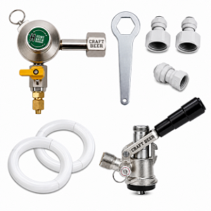 Kit Extração de Chopp - Pré Calibrado (Delivery) - 1 Via - Conexão Engate Rápido