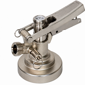 Válvula Extratora Tipo F KeyKeg com Gatilho para Barril de Chope