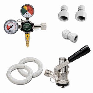 Kit Extração de Chopp 1 Via com Engate Rápido DMfit – Tipo S
