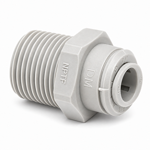 Engate Rápido DMfit AMC0607 – Tubo 3/8" x Rosca Macho NPT 1/2"