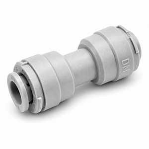 Engate Rápido DMfit AUC0404 – União Reta Tubo 1/4" x Tubo 1/4"