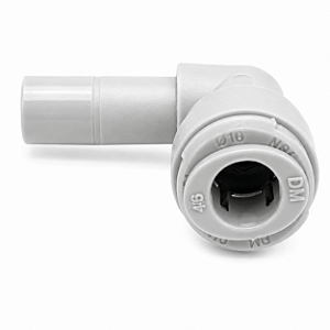 Engate Rápido DMfit ATEU0505 – Adaptador Cotovelo 90° Tubo 5/16" x Pino 5/16"