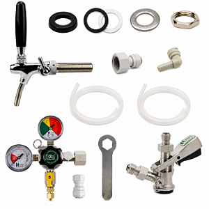 Kit Kegerator para Geladeira ou Freezer – Barril – 1 Via