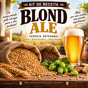 Kit Receita Cerveja Artesanal Blonde Ale – 20 Litros