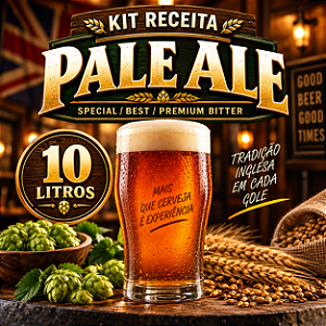 Kit Receitas Cerveja Artesanal Pale Ale 10 Litros | Cerveja Artesanal