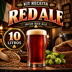 Kit Receitas Cerveja Artesanal Red Ale – 10 Litros
