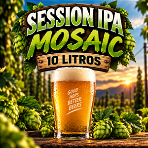Kit Receitas Cerveja Artesanal Session IPA Mosaic – 10 Litros