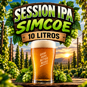 Kit Receitas Cerveja Artesanal Session IPA Simcoe – 10 Litros