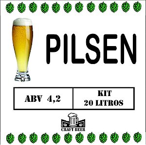 Kit De Insumos Cerveja Artesanal Pilsen 20 Litros