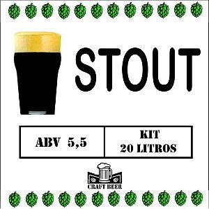 Kit De Insumos Cerveja Artesanal Stout 20 Litros