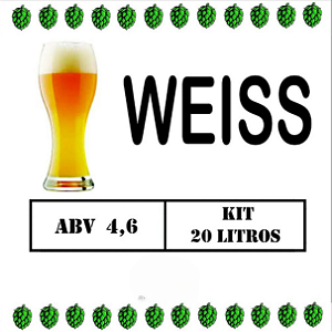 Kit De Insumos Cerveja Artesanal Weiss 20 Litros