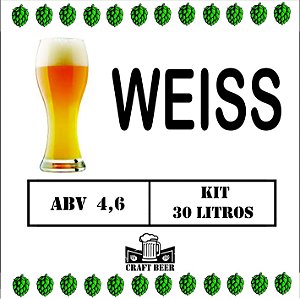 Kit De Insumos Cerveja Artesanal Weiss 30 Litros