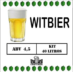 Kit De Insumos Cerveja Artesanal Witibier 40 Litros