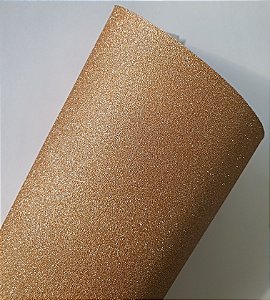 Papel Glitter A4 Rosé Gold 180g - 10 folhas