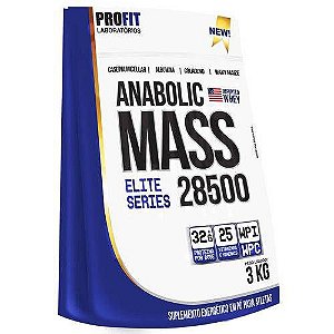 Hipercalórico Anabolic Mass 28500 3kg - Profit Labs