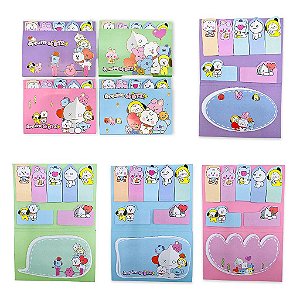 LEMBRETE AUTO COLANTE - POSTIT BTS - UNIDADE