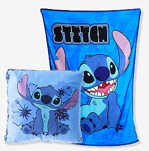 ALMOFADA COM MANTA STITCH