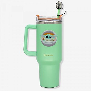 COPO COM ALÇA TUMBLER YODA - 1150 ML