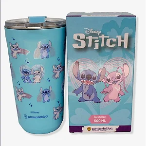 Copo Sky Stitch Namorados - Stitch