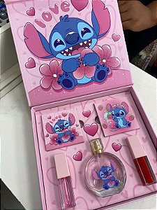 KIT MAQUIAGEM COM PERFUME STITCH