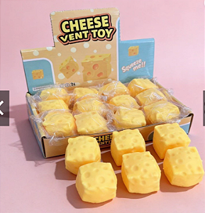 SQUISHY QUEIJINHO 6 CM - UNIDADE