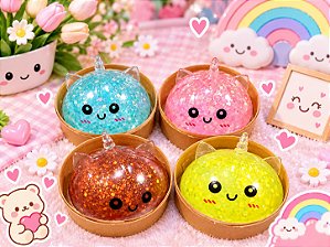 SQUISHY DUMPLING - GLITTER UNICORNIO