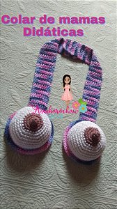 Colar De Mamas Em Crochê!
