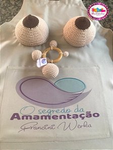 Avental Personalizado Com Mamas Fixas Em Crochê!