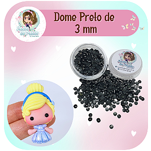 Dome Preto 3mm