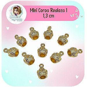 Mini Coroa Dourada Realeza 1 - 1,3 cm