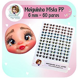 Olhos Resinados Meiguinho Mista - PP
