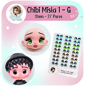 Olhos Resinados Chibi Mista 1 - G
