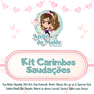 Carimbo kit Saudações