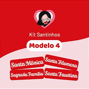 Carimbo Kit Santinhos - modelo 4