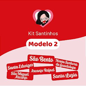 Carimbo Kit Santinhos - modelo 2