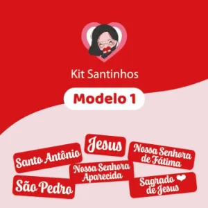 Carimbo Kit Santinhos - modelo 1