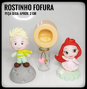 Duo de Rostinhos fofinhos - Ateliê do Molde