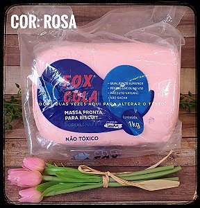 Massa de Biscuit FOX - Rosa