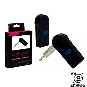 Car Bluetooth Auxiliar P2 c/ Microfone