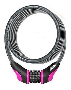 CADEADO ONGUARD NEON 8169 C/SEGREDO ROSA