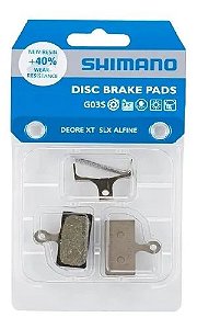PASTILHA DE FREIO RESINA G03S C/MOLA SHIMANO