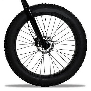 Roda dianteira aro 26 Fat Bike Completa