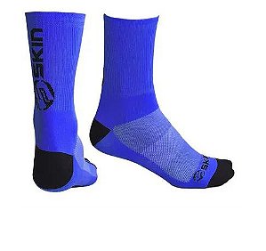 Meia Skin Sports Azul Neon Unissex 38/43